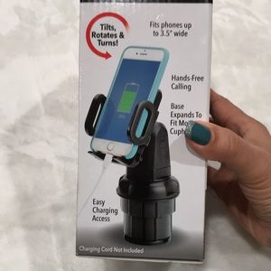 Cup call cup holder cell phone mount for the car